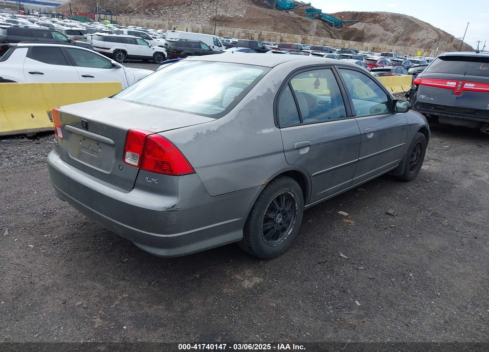 2004 HONDA CIVIC VIN: 2HGES16584H503108
