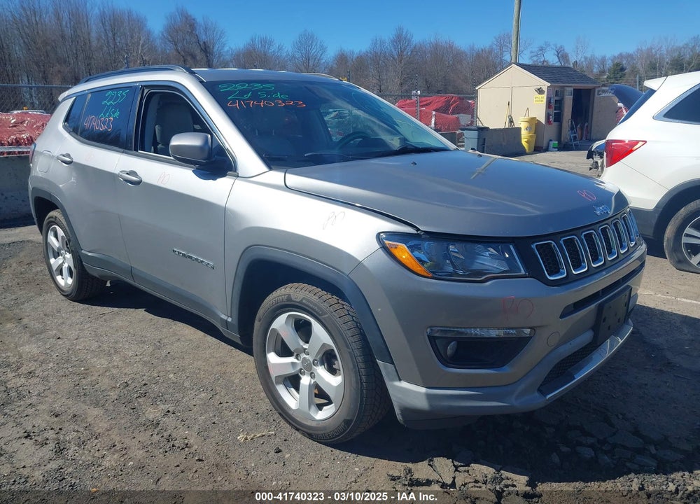 2019 JEEP COMPASS LATITUDE 4X4 VIN: 3C4NJDBB4KT786870