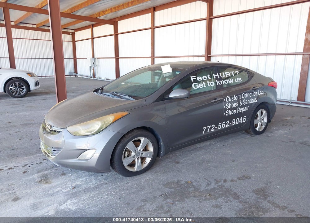 2013 HYUNDAI ELANTRA VIN: 5NPDH4AE7DH297711