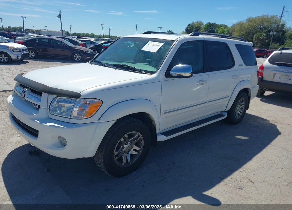 2007 TOYOTA SEQUOIA LIMITED V8 VIN: 5TDBT48A27S285702