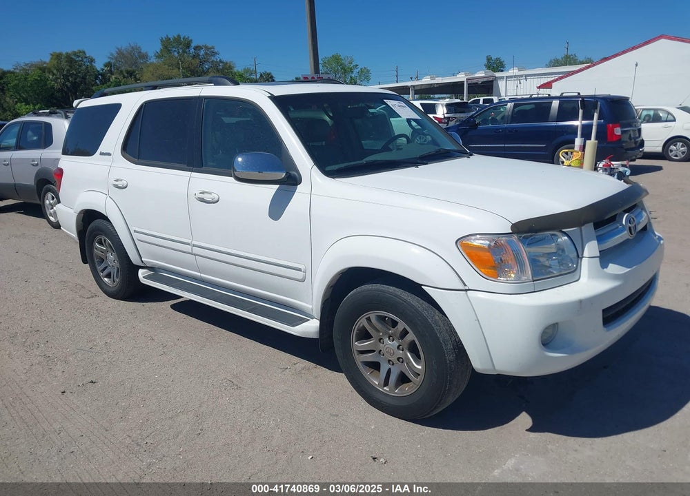 2007 TOYOTA SEQUOIA LIMITED V8 VIN: 5TDBT48A27S285702