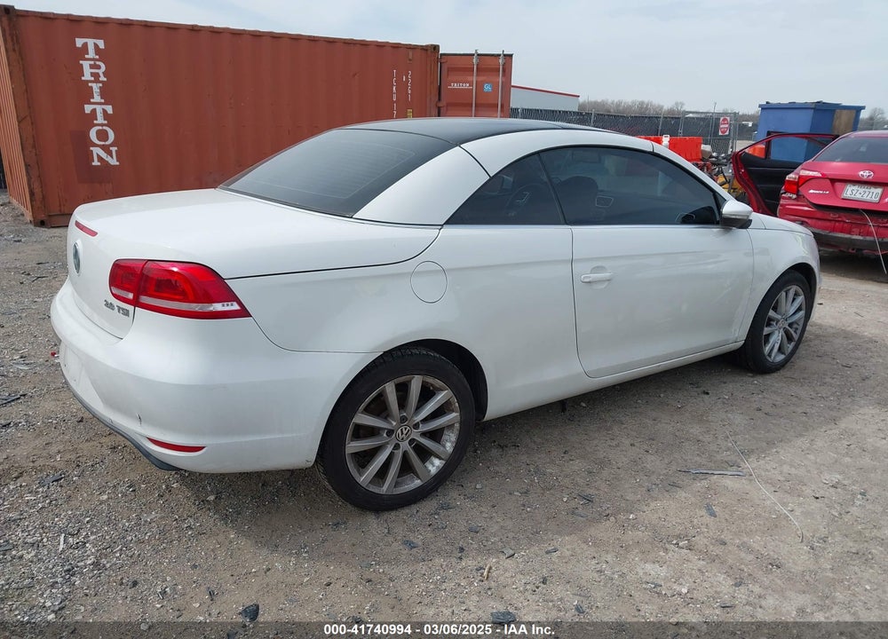 2012 VOLKSWAGEN EOS VIN: WVWBW7AH4CV009750