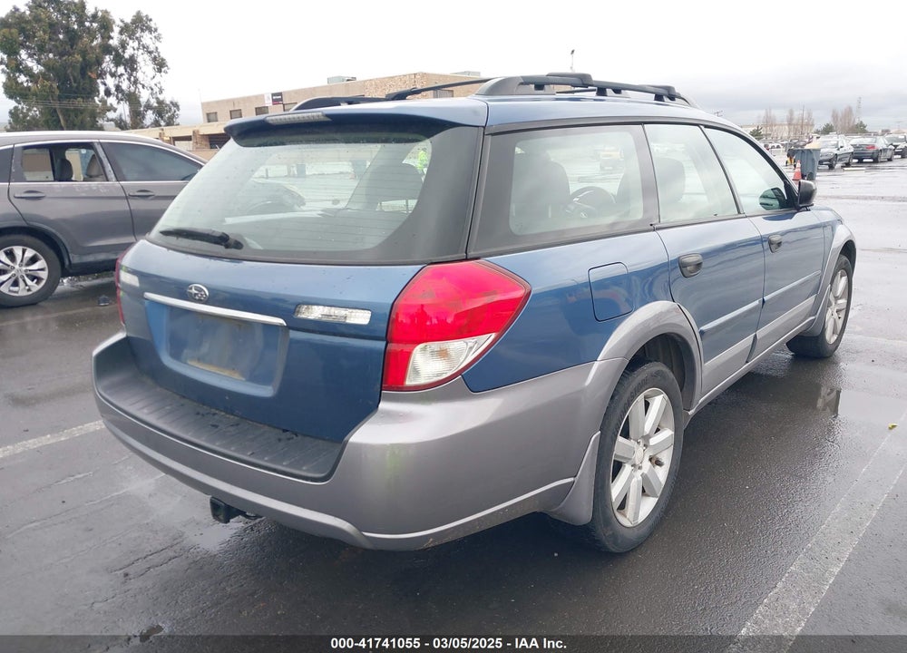 2008 SUBARU OUTBACK VIN: 4S4BP61C787300441
