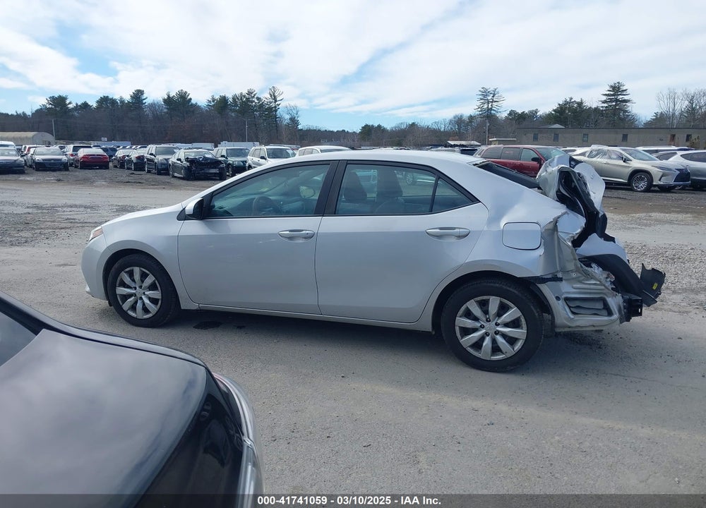 2015 TOYOTA COROLLA VIN: 2T1BURHE3FC411764