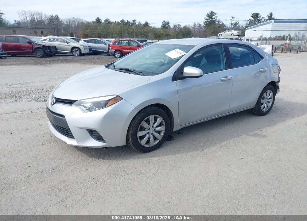 2015 TOYOTA COROLLA VIN: 2T1BURHE3FC411764
