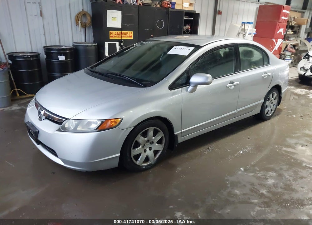 2007 HONDA CIVIC LX VIN: 1HGFA165X7L007001