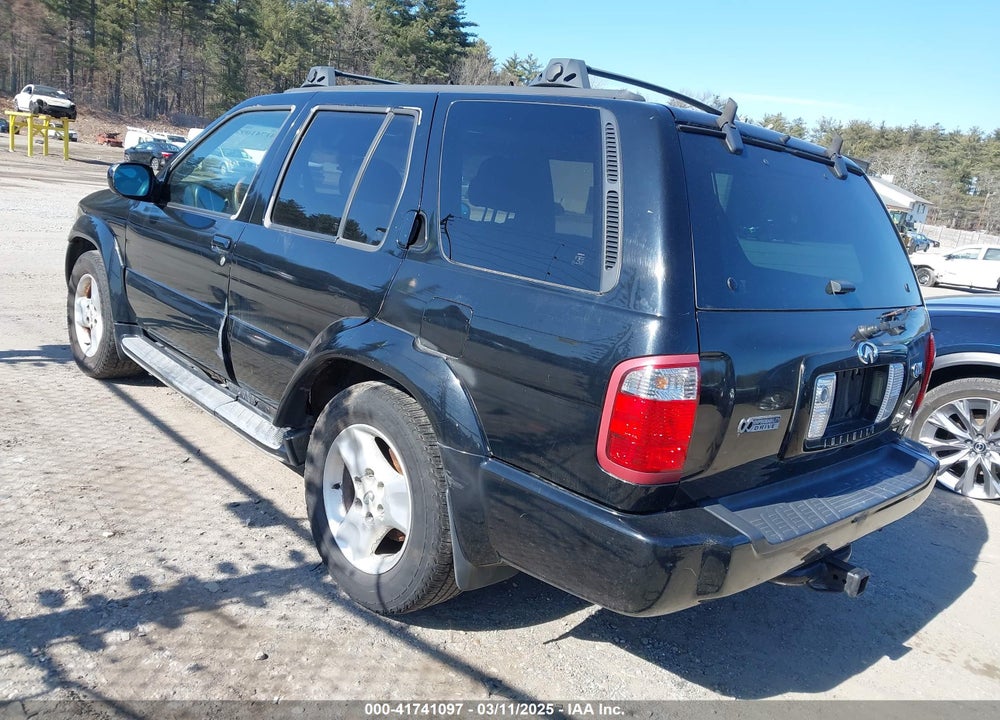 2002 INFINITI QX4 LUXURY VIN: JNRDR09Y12W261007