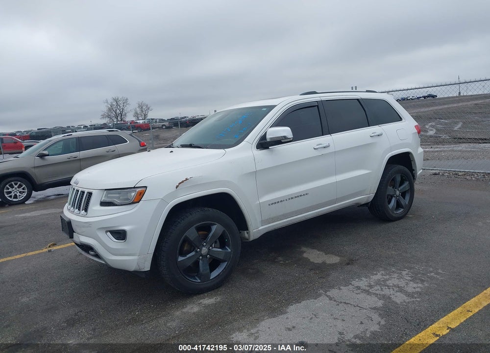 2014 JEEP GRAND CHEROKEE OVERLAND VIN: 1C4RJFCG2EC132473