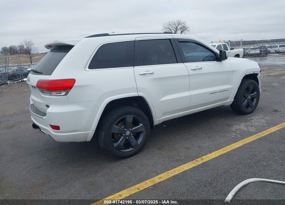 2014 JEEP GRAND CHEROKEE OVERLAND VIN: 1C4RJFCG2EC132473