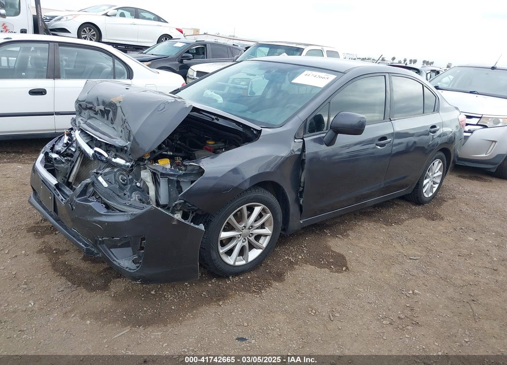 2013 SUBARU IMPREZA VIN: JF1GJAC68DH036016