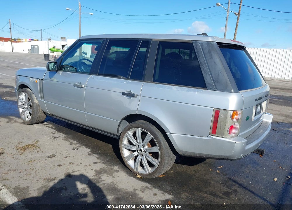 2005 LAND ROVER RANGE ROVER VIN: SALMF11495A196165