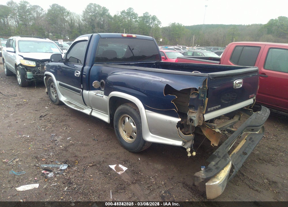 2000 GMC SIERRA 1500 VIN: 1GTEC14W7YZ197063