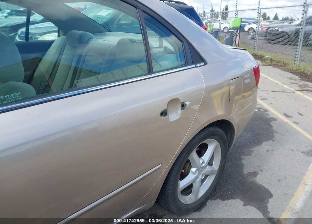 2006 HYUNDAI SONATA GLS V6/LX V6 VIN: 5NPEU46F66H116019