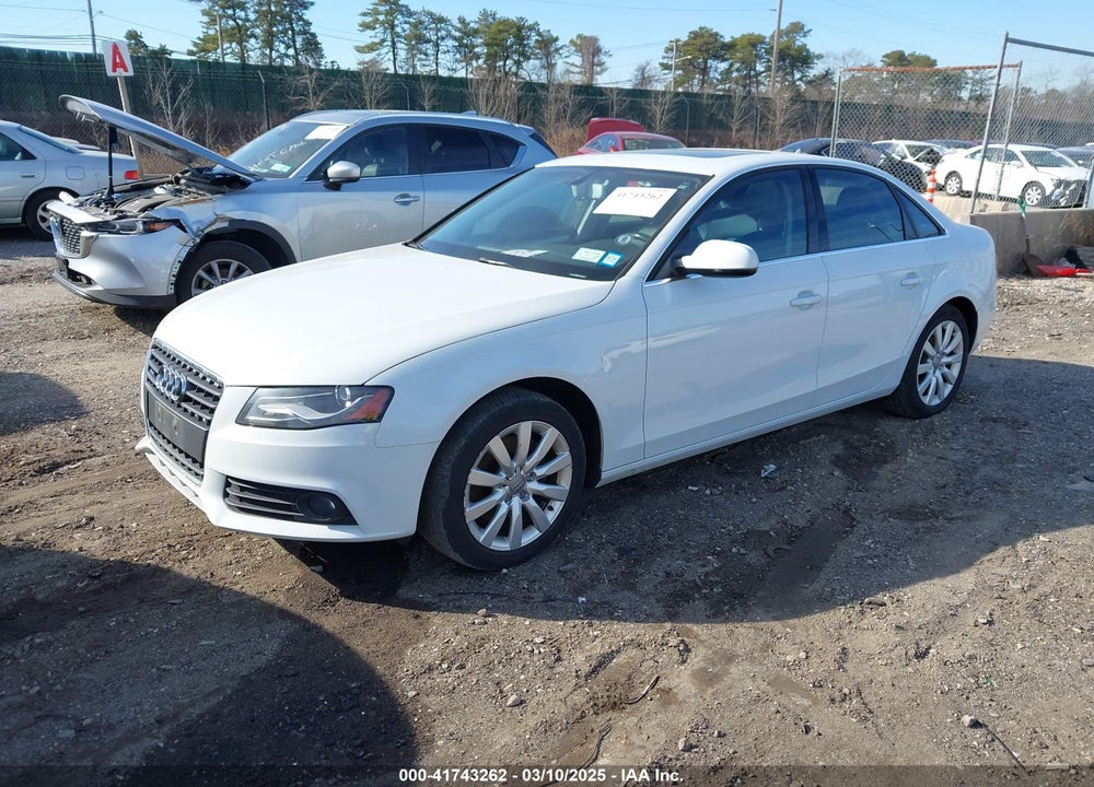 2012 AUDI A4 VIN: WAUBFAFL6CN011412