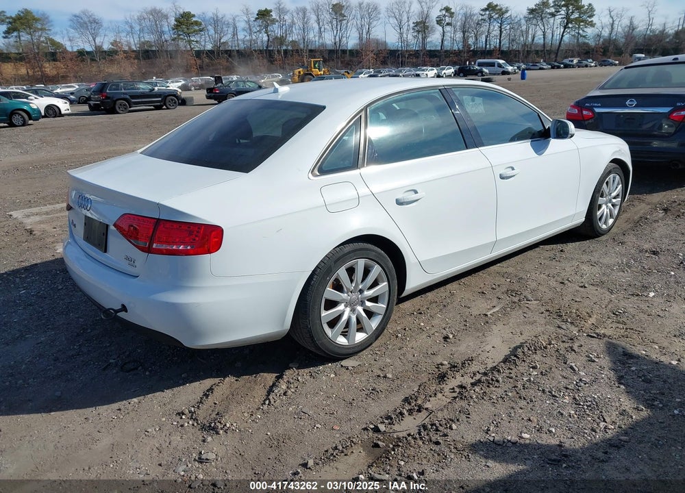 2012 AUDI A4 VIN: WAUBFAFL6CN011412