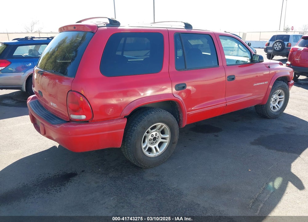 2001 DODGE DURANGO VIN: 1B4HR28N21F639318