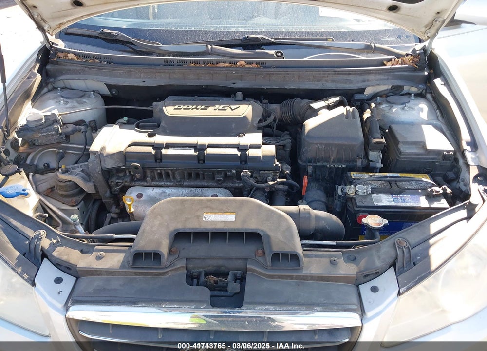 2008 HYUNDAI ELANTRA GLS/SE VIN: KMHDU46D18U341690