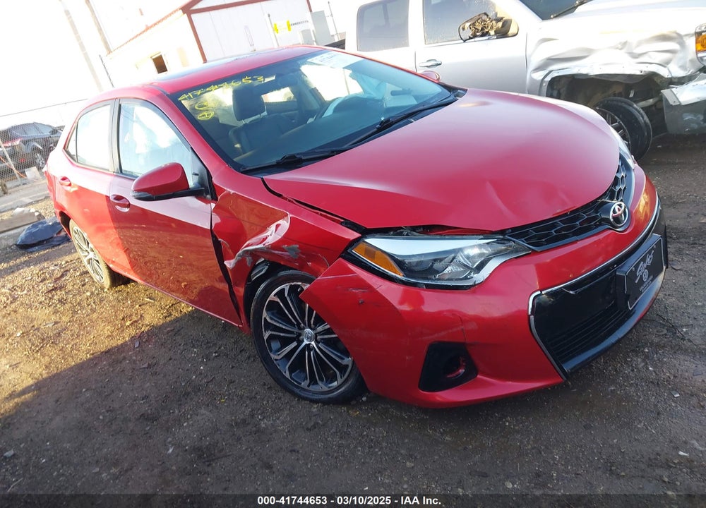 2015 TOYOTA COROLLA S PREMIUM VIN: 2T1BURHE1FC309055