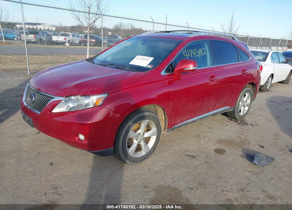 2011 LEXUS RX 350 VIN: 2T2BK1BA7BC095496