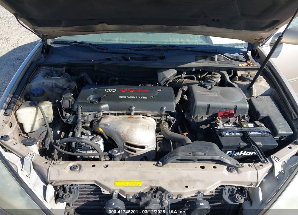 2002 TOYOTA CAMRY VIN: 4T1BE32K72U046149
