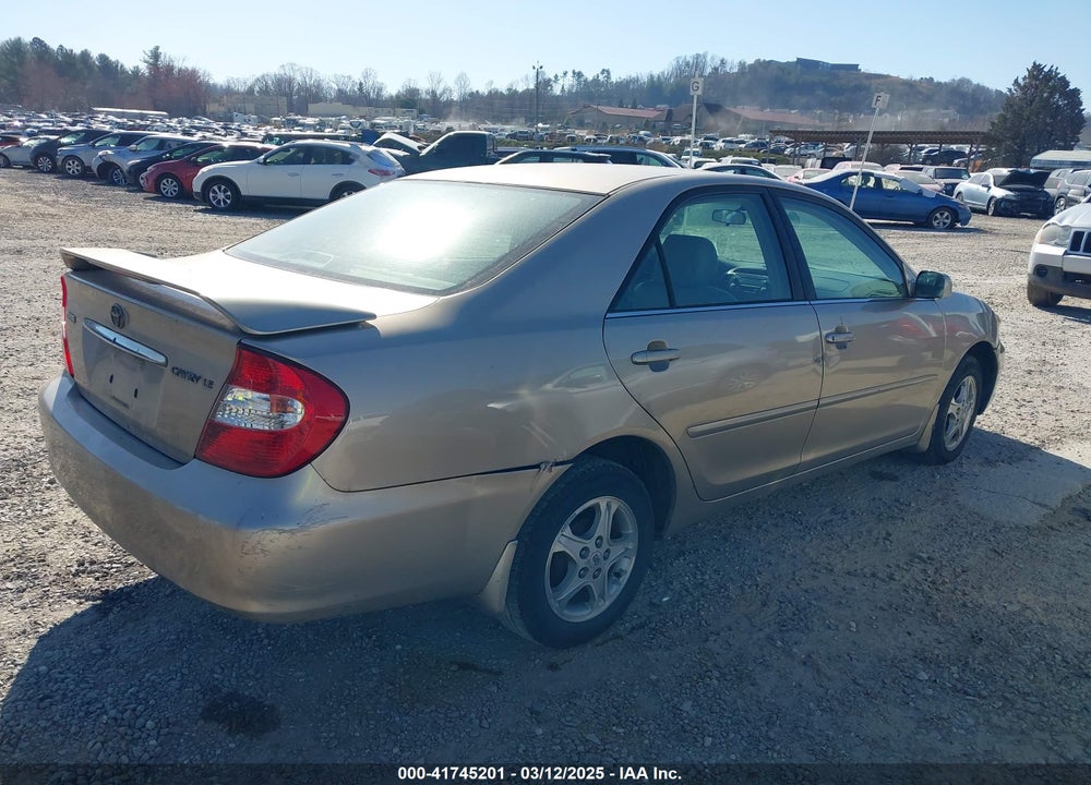 2002 TOYOTA CAMRY VIN: 4T1BE32K72U046149