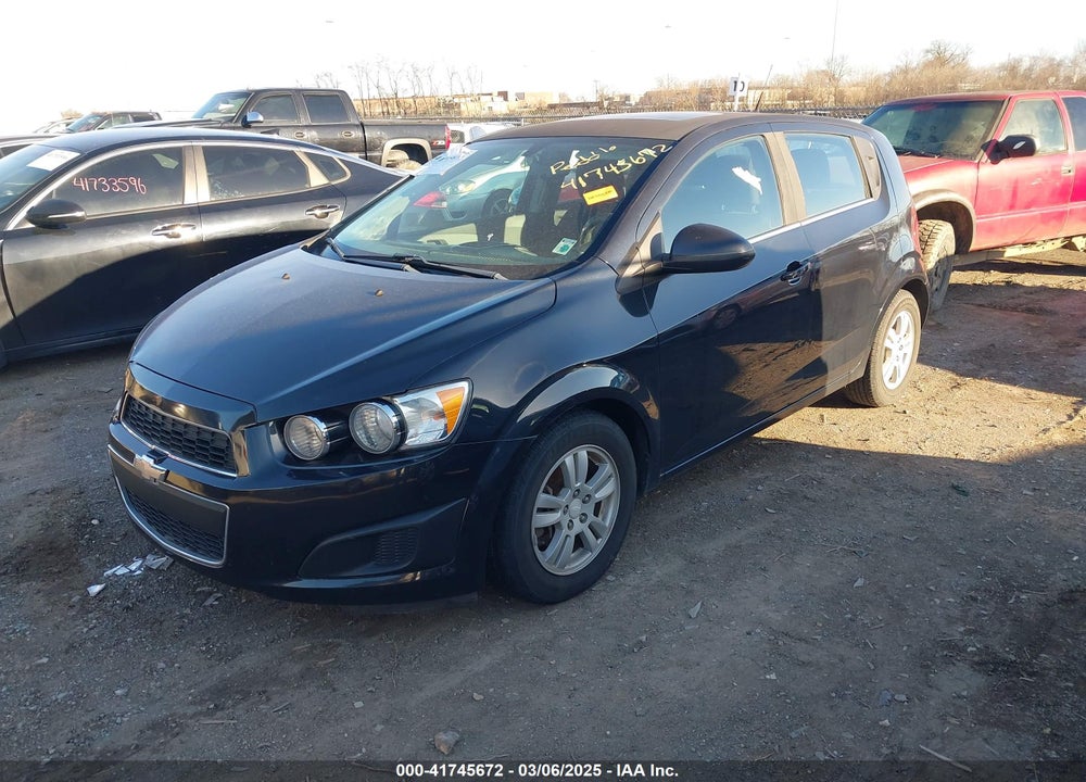 2014 CHEVROLET SONIC LT AUTO VIN: 1G1JC6SB1E4162712