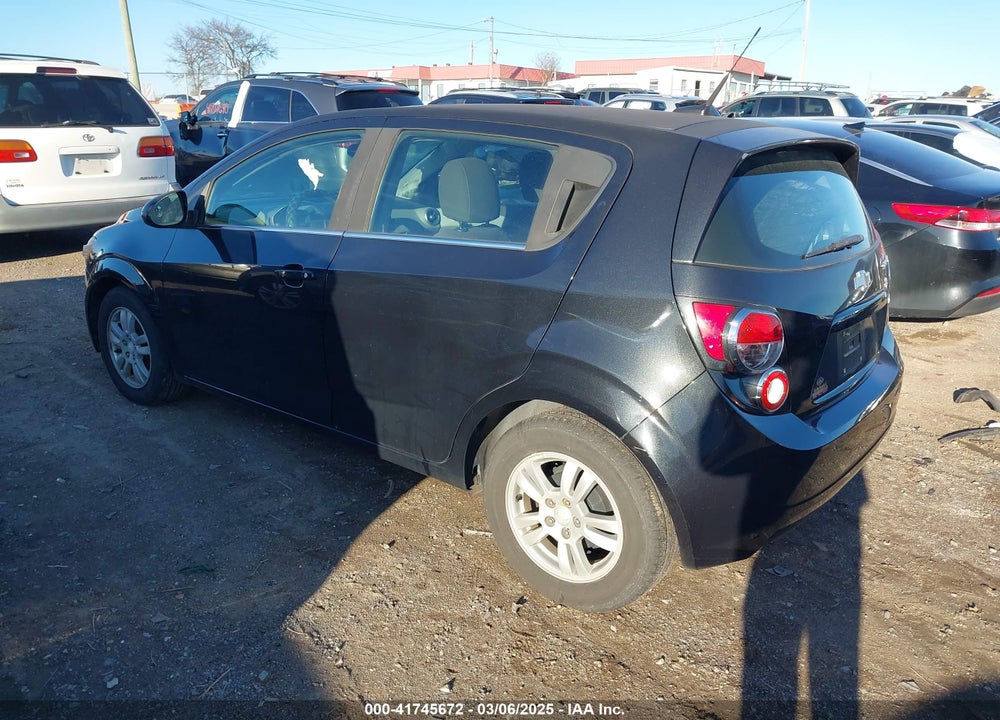 2014 CHEVROLET SONIC LT AUTO VIN: 1G1JC6SB1E4162712