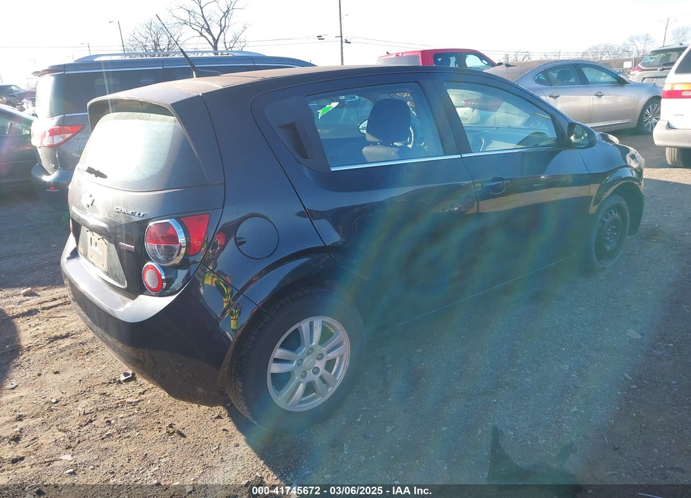 2014 CHEVROLET SONIC LT AUTO VIN: 1G1JC6SB1E4162712