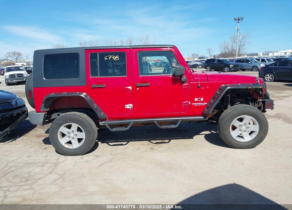 2008 JEEP WRANGLER UNLIMITED X VIN: 1J4GA39188L619460