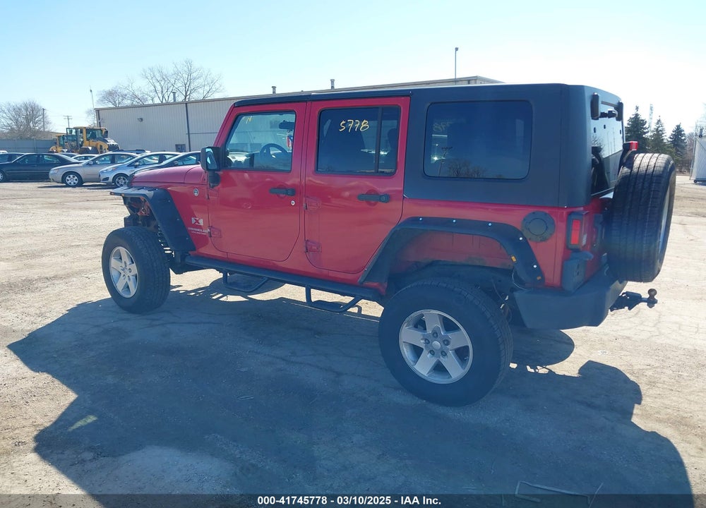 2008 JEEP WRANGLER UNLIMITED X VIN: 1J4GA39188L619460