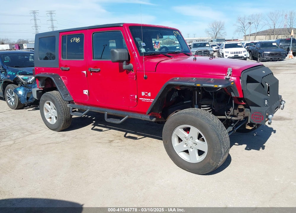 2008 JEEP WRANGLER UNLIMITED X VIN: 1J4GA39188L619460