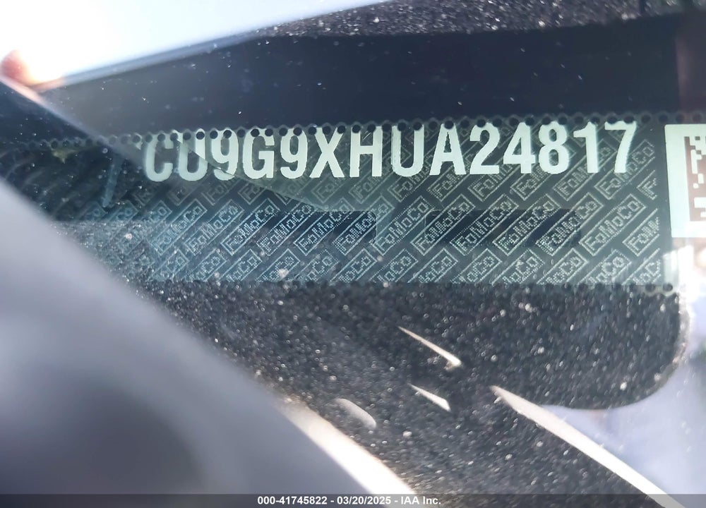 2017 FORD ESCAPE VIN: 1FMCU9G9XHUA24817