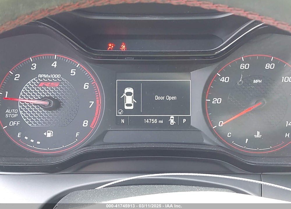 2024 CHEVROLET TRAX FWD 1RS VIN: KL77LGE20RC128952