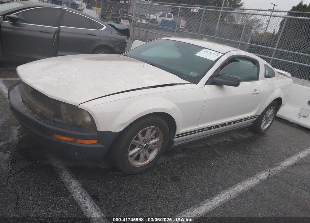 2006 FORD MUSTANG V6 VIN: 1ZVFT80N865150202