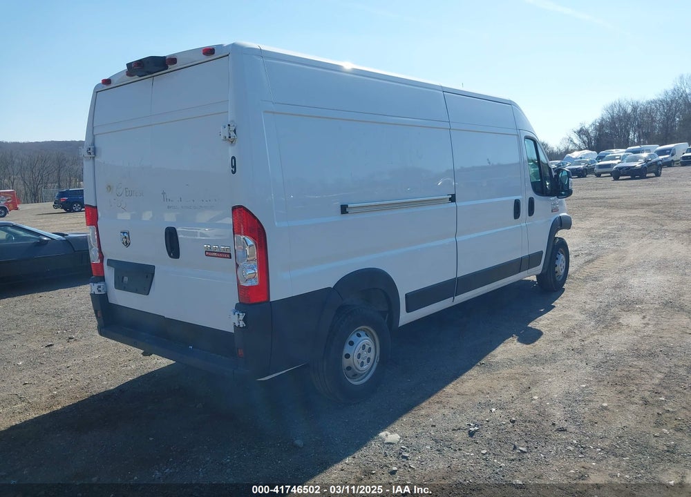 2019 RAM PROMASTER 2500 HIGH ROOF 159 WB VIN: 3C6TRVDGXKE563646