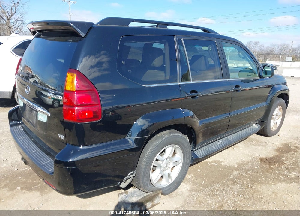 2004 LEXUS GX 470 VIN: JTJBT20X740034903