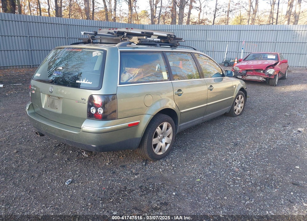 2003 VOLKSWAGEN PASSAT GLX VIN: WVWYH63B23E026361
