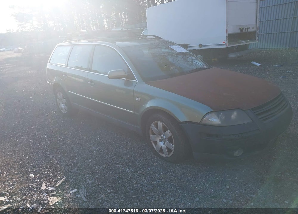 2003 VOLKSWAGEN PASSAT GLX VIN: WVWYH63B23E026361