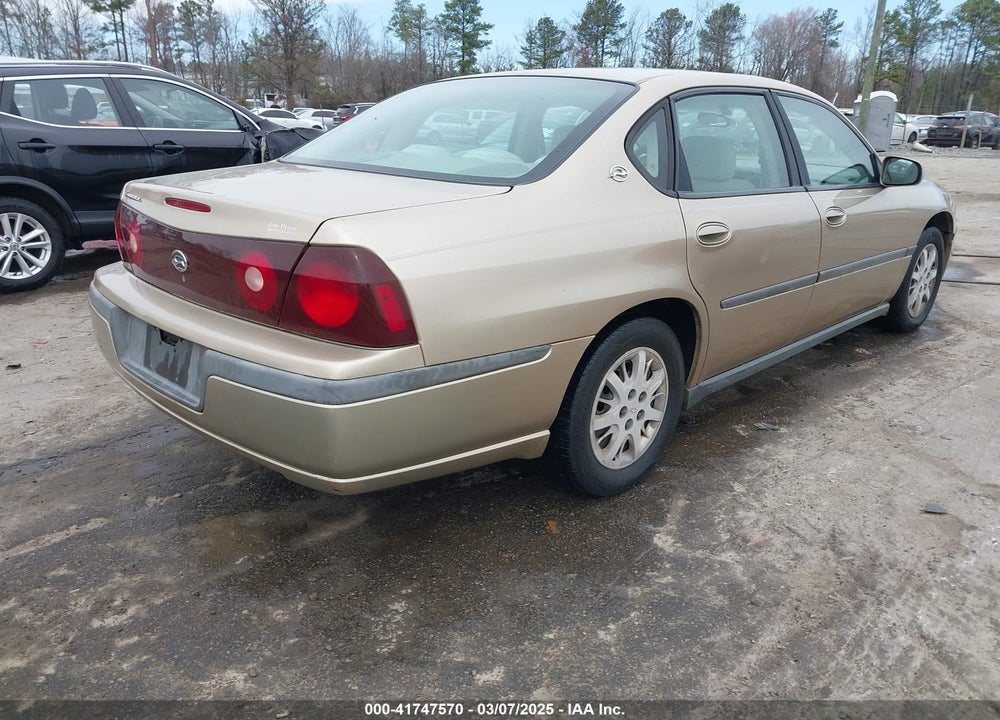2004 CHEVROLET IMPALA VIN: 2G1WF52E949131611