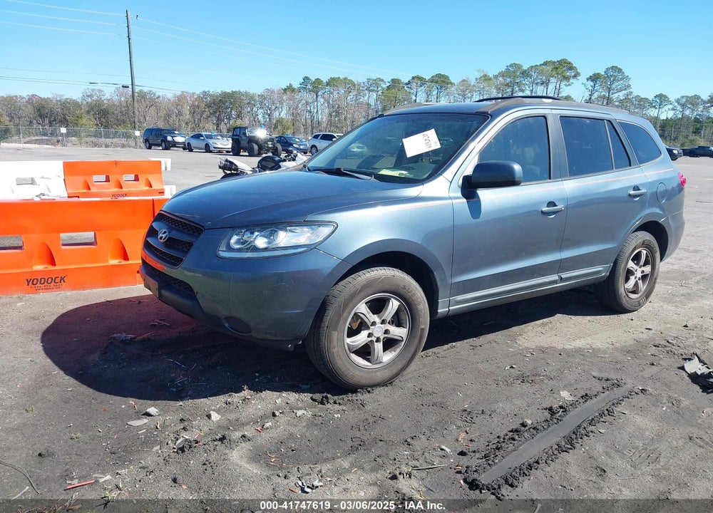 2008 HYUNDAI SANTA FE GLS VIN: 5NMSG13D18H194512