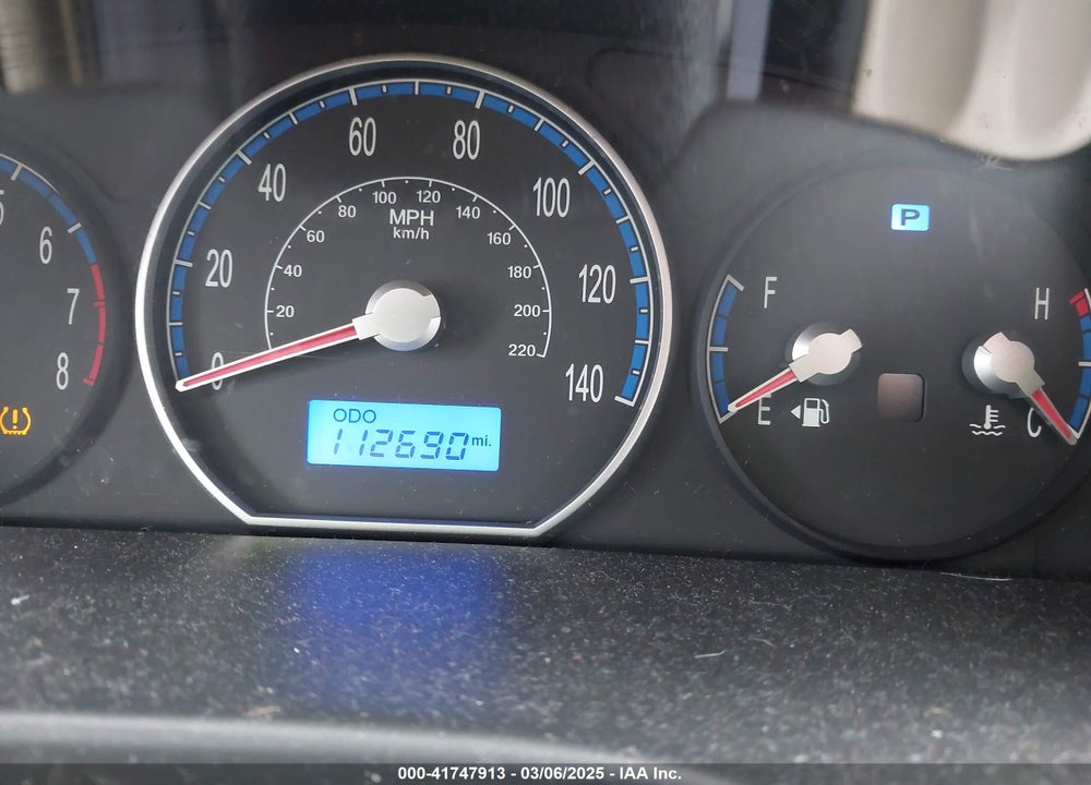 2007 HYUNDAI SANTA FE GLS VIN: KM8SG73D67U140452