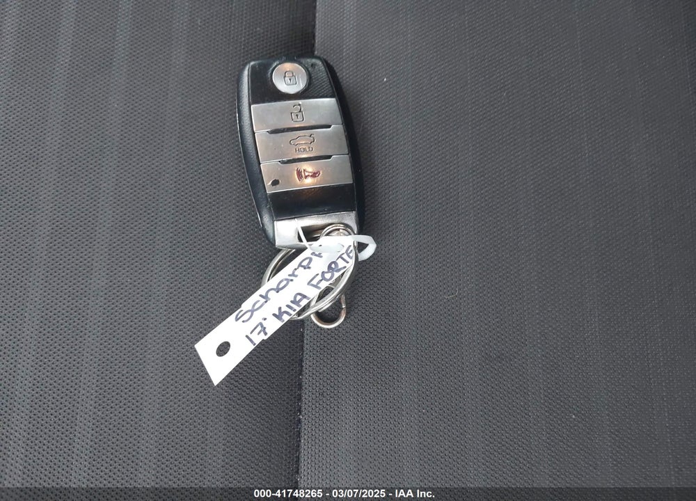 2017 KIA FORTE S VIN: 3KPFL4A74HE024065