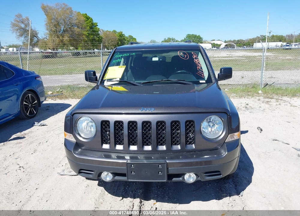 2017 JEEP PATRIOT LATITUDE FWD VIN: 1C4NJPFA7HD116389