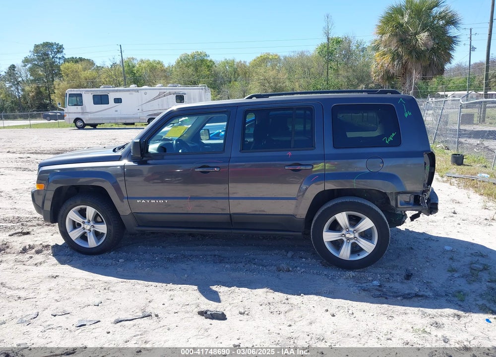 2017 JEEP PATRIOT LATITUDE FWD VIN: 1C4NJPFA7HD116389