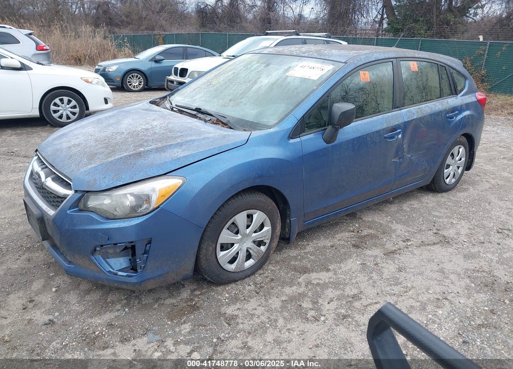 2014 SUBARU IMPREZA VIN: JF1GPAA61E9244395