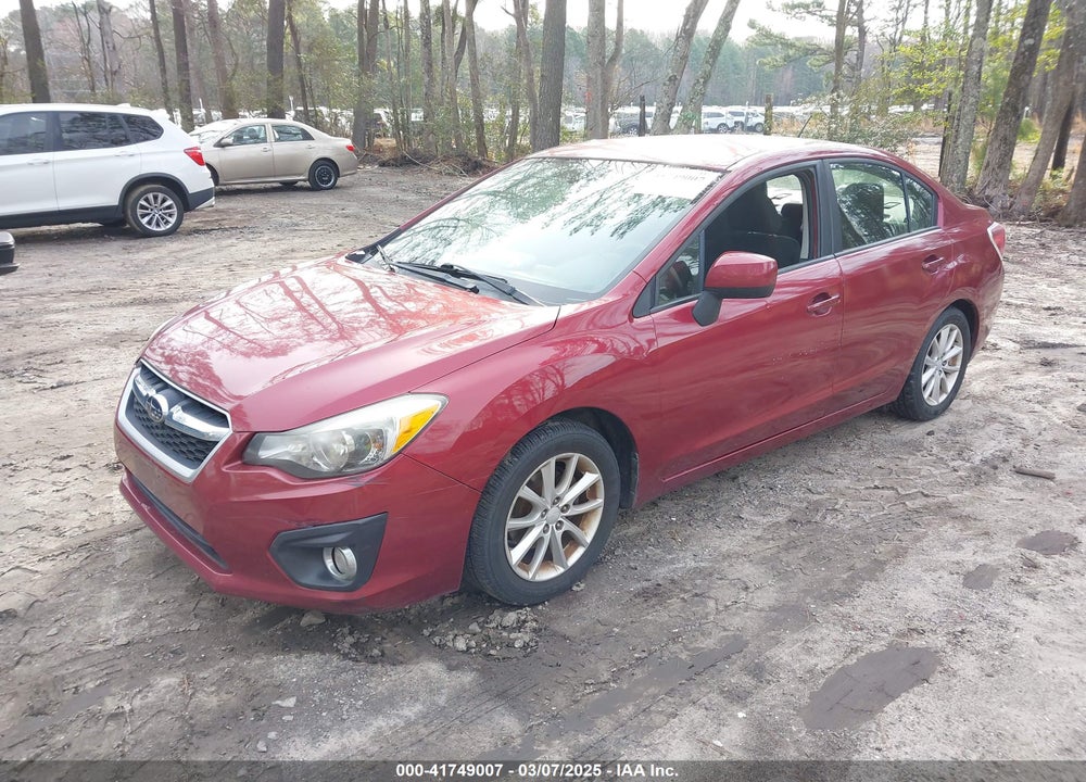 2013 SUBARU IMPREZA VIN: JF1GJAB65DH005923