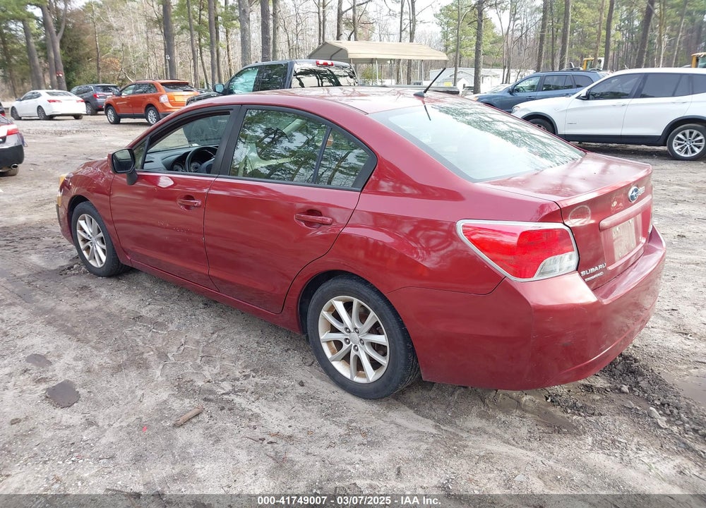 2013 SUBARU IMPREZA VIN: JF1GJAB65DH005923