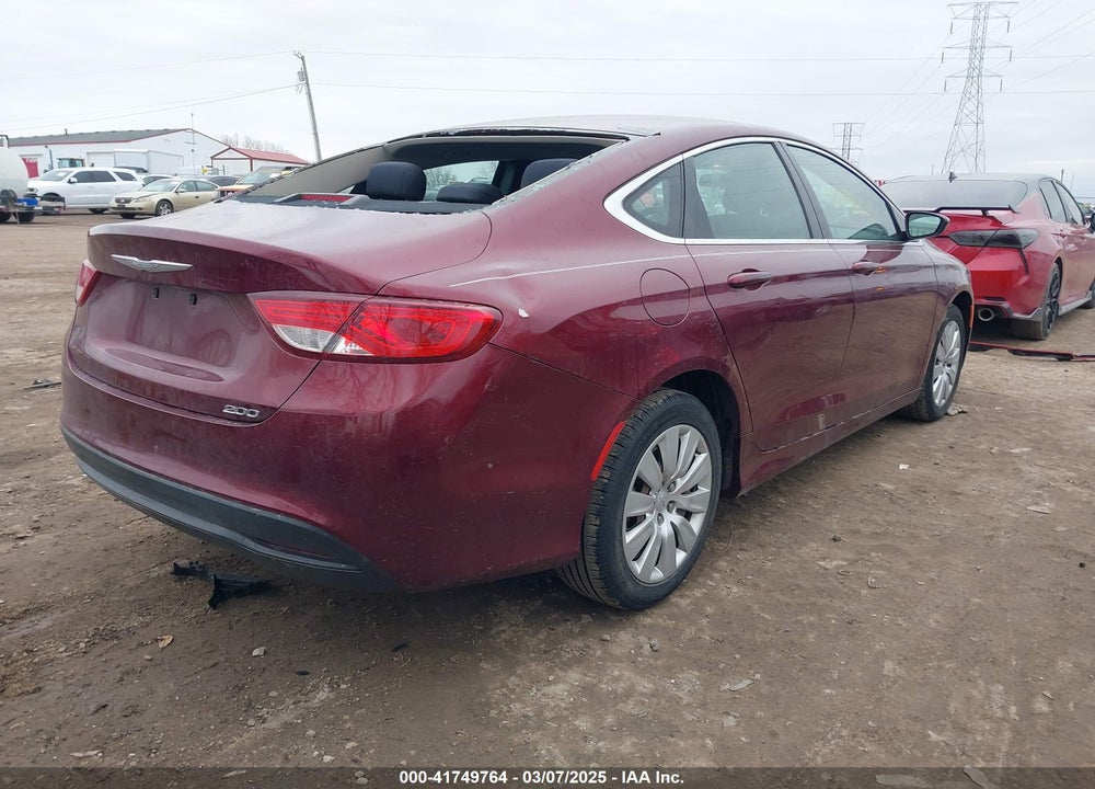 2016 CHRYSLER 200 VIN: 1C3CCCFB7GN177001