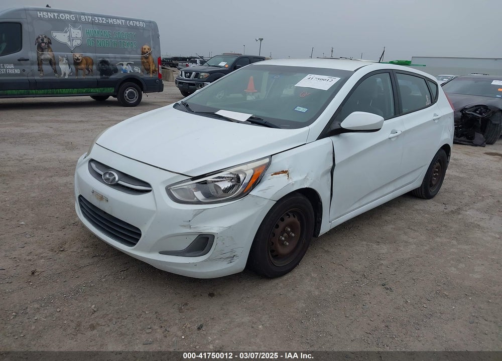 2016 HYUNDAI ACCENT VIN: KMHCT5AE1GU255587