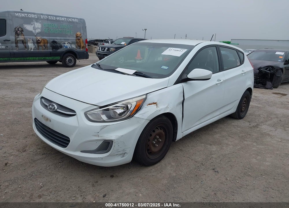 2016 HYUNDAI ACCENT VIN: KMHCT5AE1GU255587